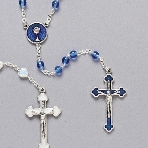 16" Blue Communion Rosary