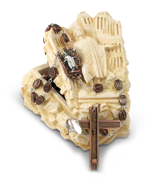 The 9/11 Remembrance Rosary: Resin Keepsake Box