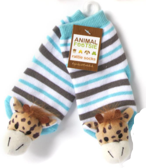 Animal Baby Socks - Giraffe