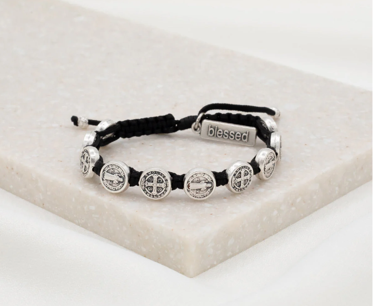 Benedictine Blessing Bracelet - black