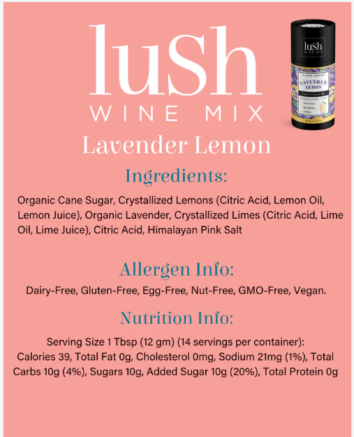 Lavender Lemon Wine Mix