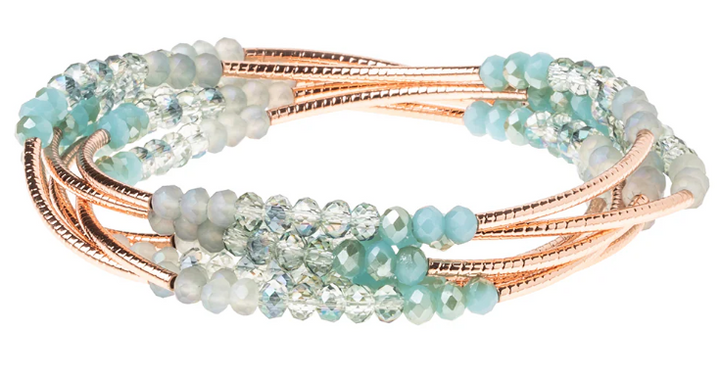 Scout Wrap Bracelet/Necklace - Neptune/Rose Gold