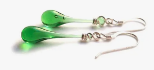 Solaris Earings - Kelly Green