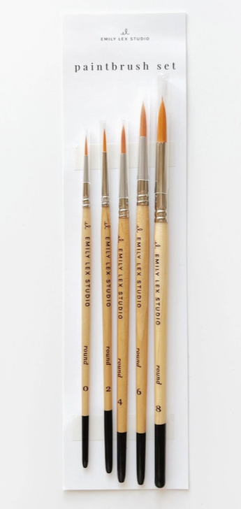 Watercolor Paintbrush Set