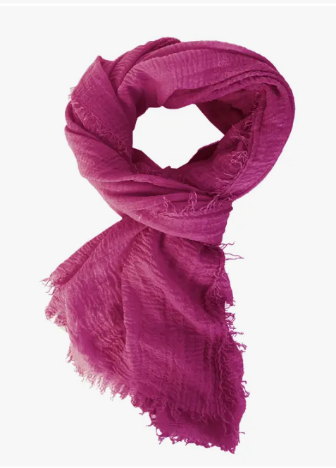 Boho Shawl/Scarf - Berry