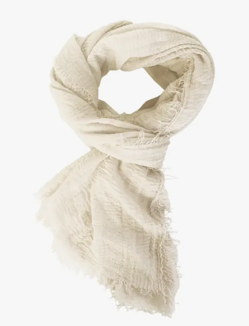 Boho Shawl/Scarf - Cream