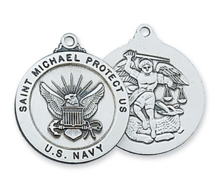 Sterling Silver US National Guard St. Michael Medal
