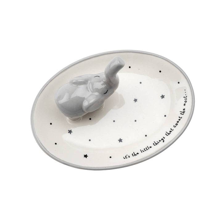 Send With Love Elephant Ring Holder Trinket Dish