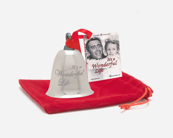 It's a Wonderful Life Bell Keepsake w/Velvet Bag