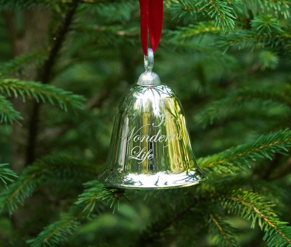 It's a Wonderful Life Bell Keepsake w/Velvet Bag