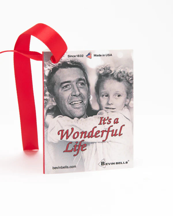 It's a Wonderful Life Bell Keepsake w/Velvet Bag