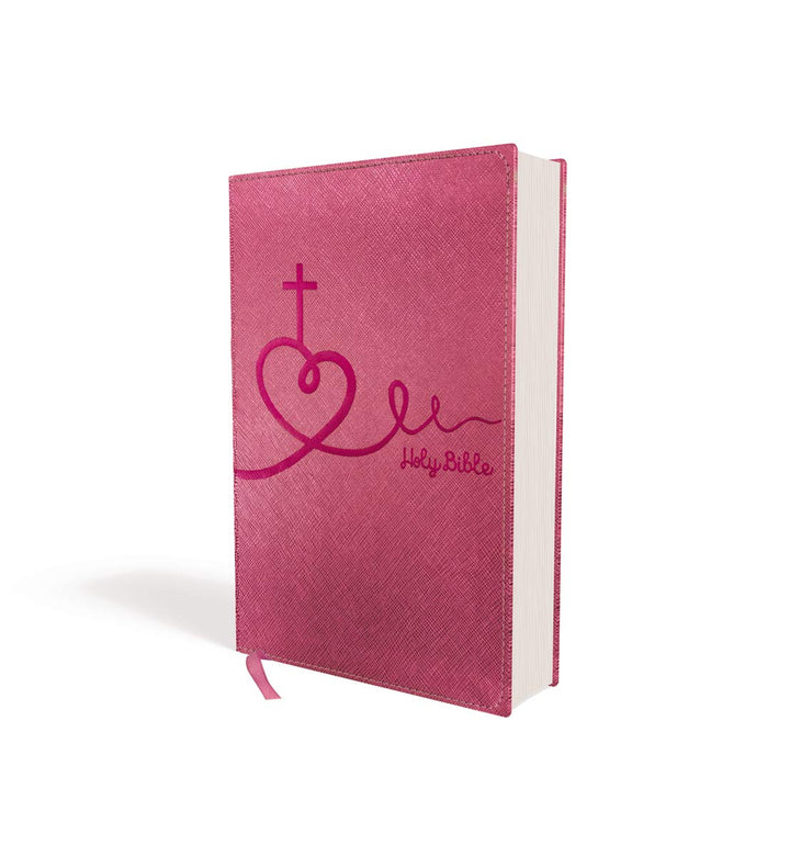 NIV, BIBLE FOR KIDS, LEATHERSOFT, PINK, RED LETTER, COMFORT PRINT