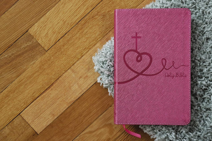 NIV, BIBLE FOR KIDS, LEATHERSOFT, PINK, RED LETTER, COMFORT PRINT