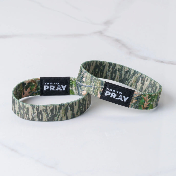 Tap to Pray Wristband Camo Medium