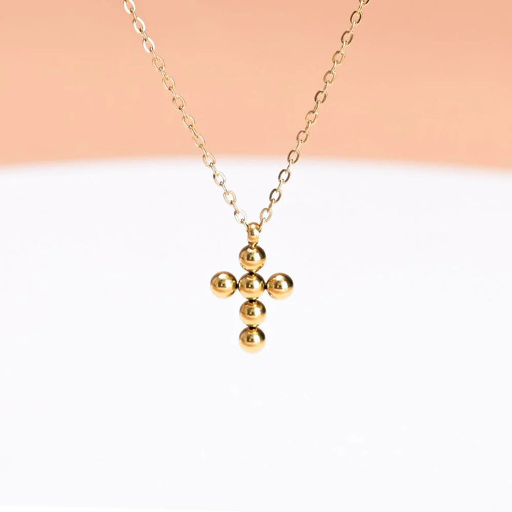 Perfect Harmony Gold Cross Necklace