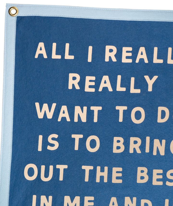 Joni Mitchell All I Want Camp Flag