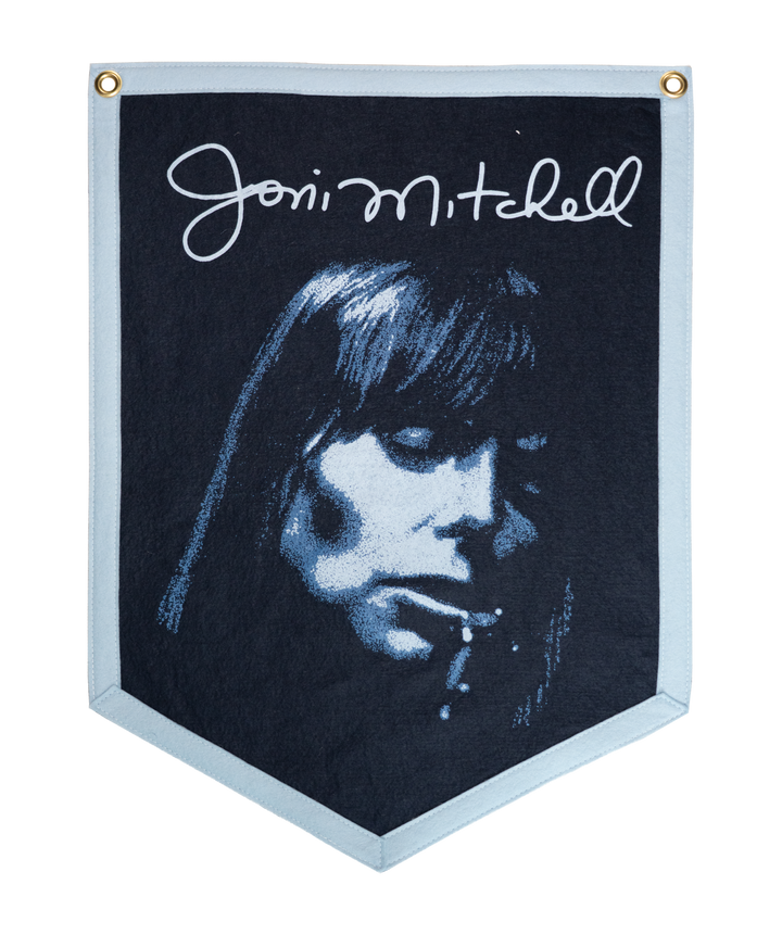 Joni Mitchell Blue Camp Flag