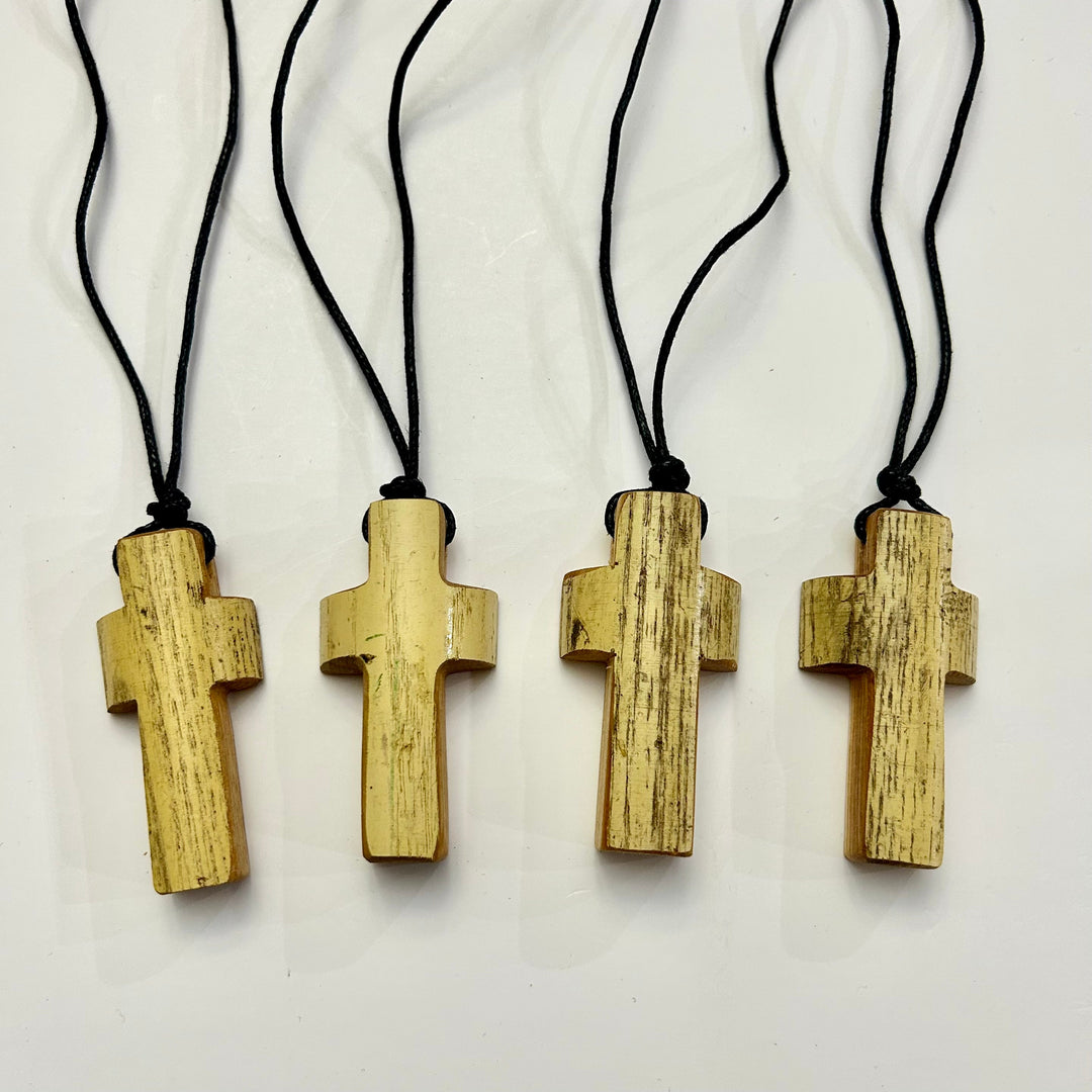 Baseball Bat Handle Cross Necklaces