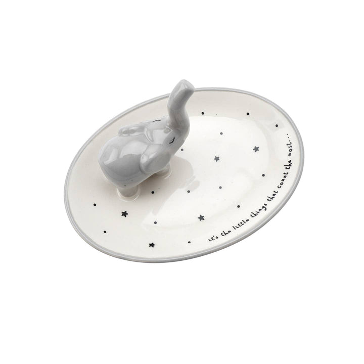 Send With Love Elephant Ring Holder Trinket Dish