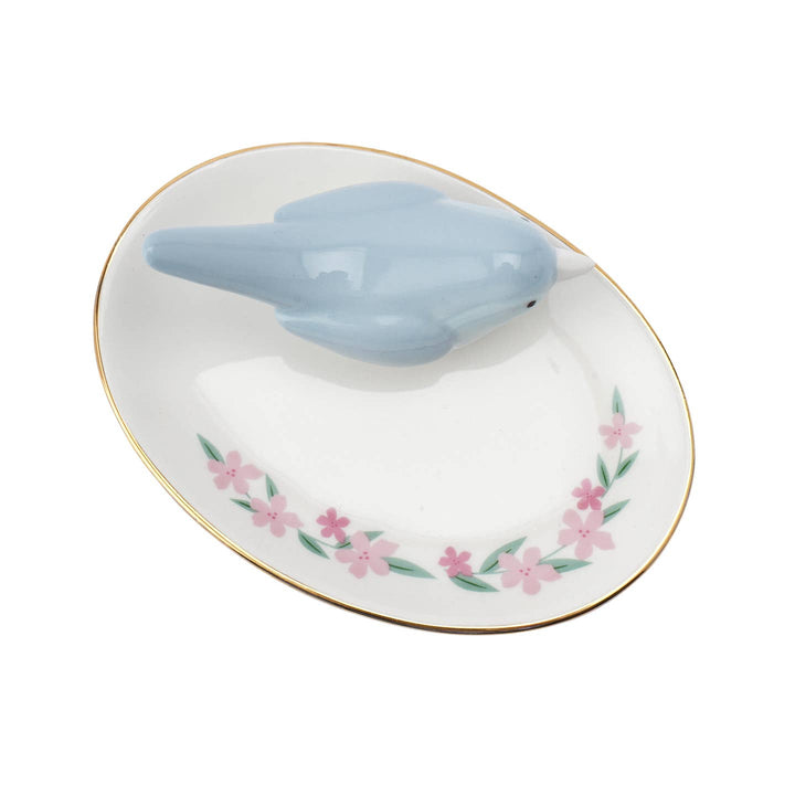 The Flower Market Bird Ring Holder Dish