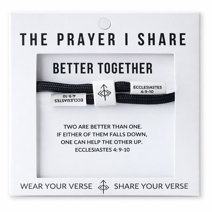 Better Together, Ecclesiastes 4: 9-10