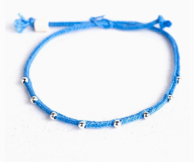 Beaded Viona Bracelet - Cornflower