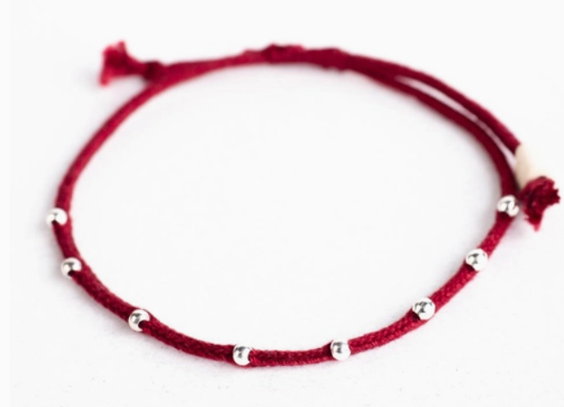 Beaded Viona Bracelet - Currant