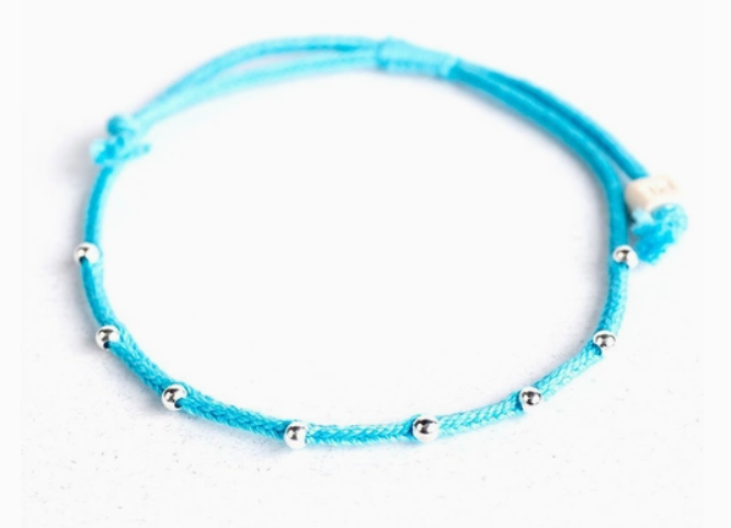 Beaded Viona Bracelet - Summer Sky