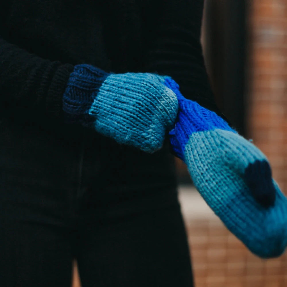 CURE Mittens (Blue) | Medium