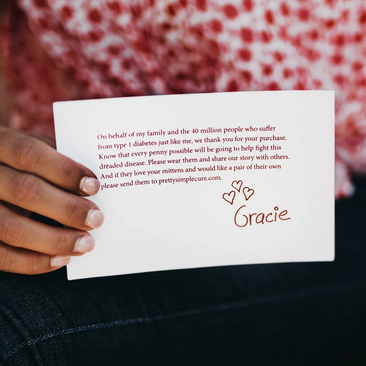 CURE Mittens (Blue) | Medium