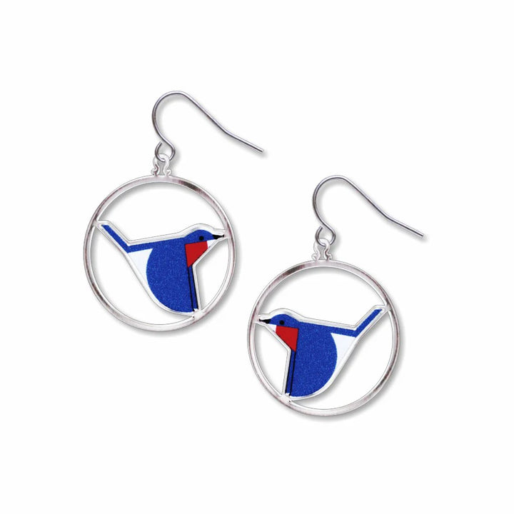 Charley Harper Bluebird Earrings