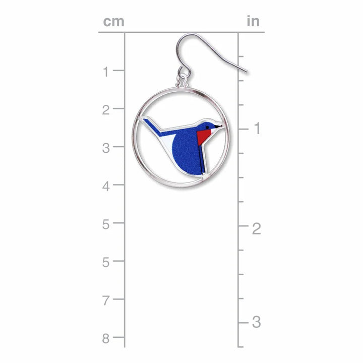 Charley Harper Bluebird Earrings