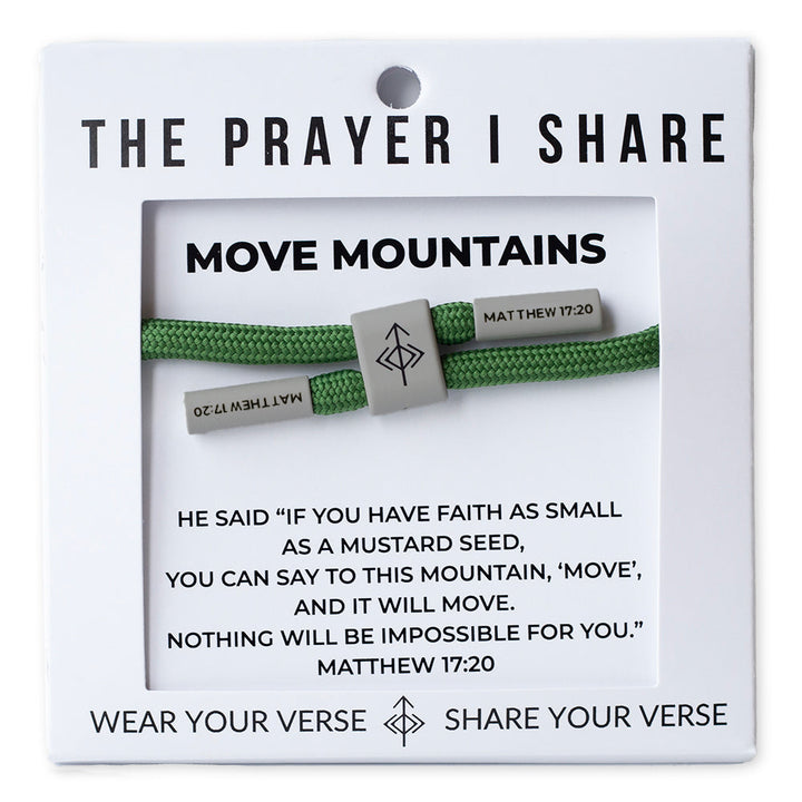 Move Mountains, Matthew 17:20
