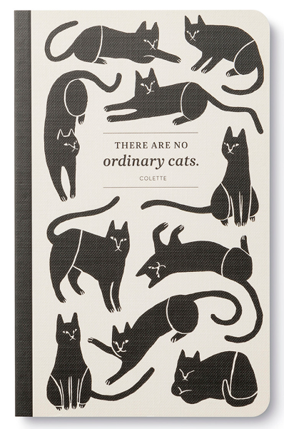 Write Now Journal - There are no ordinary cats - Colette