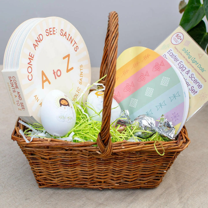 2025 Award Winner - Come and See: Saints A to Z - An Alphabet of Catholic Saints - shaped board book