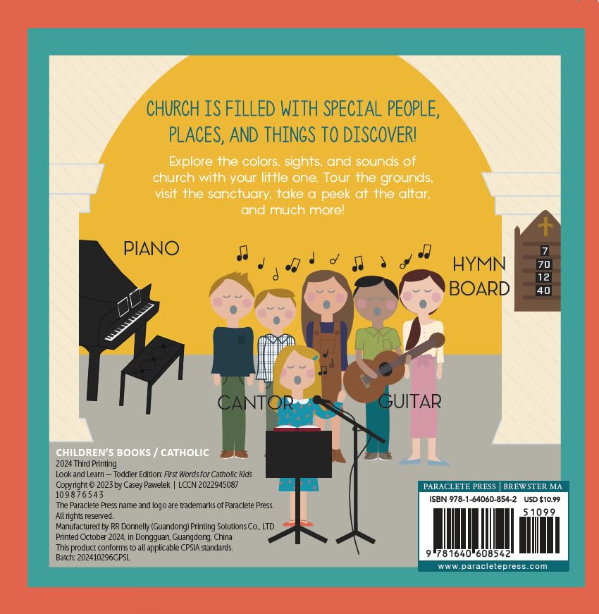 Look and Learn First Words for Catholic Kids - Toddler Edition