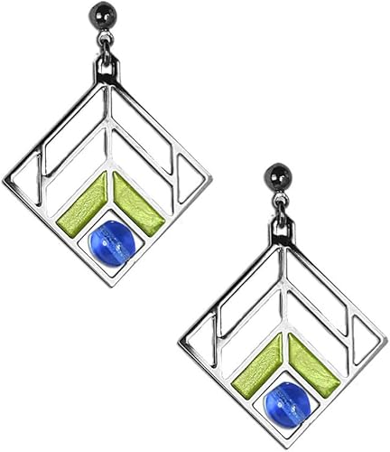 Frank Lloyd Wright Chevron Earrings