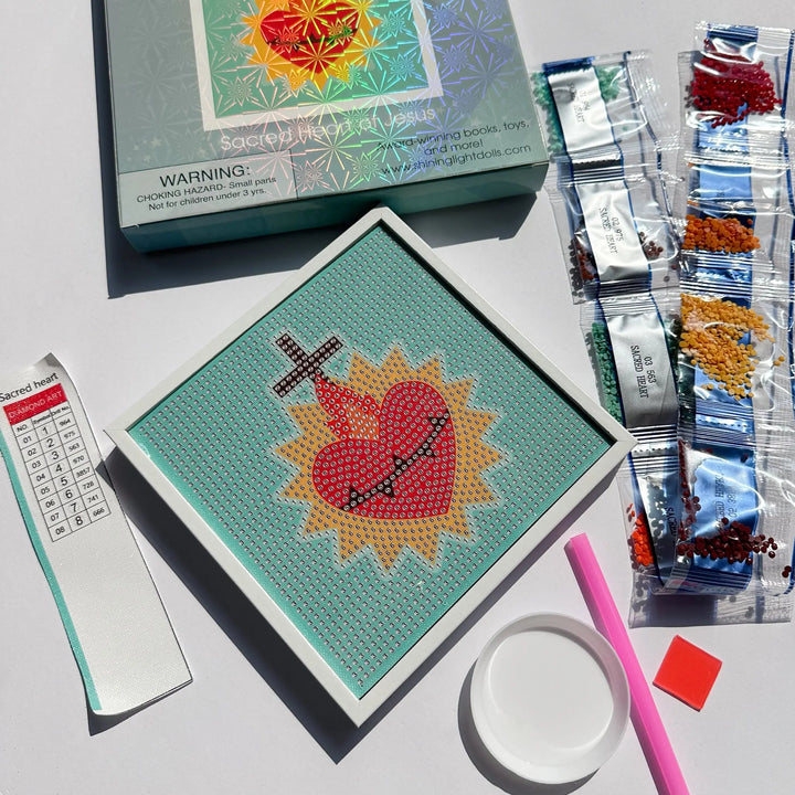 Gem Art Craft Kit Sacred Heart of Jesus