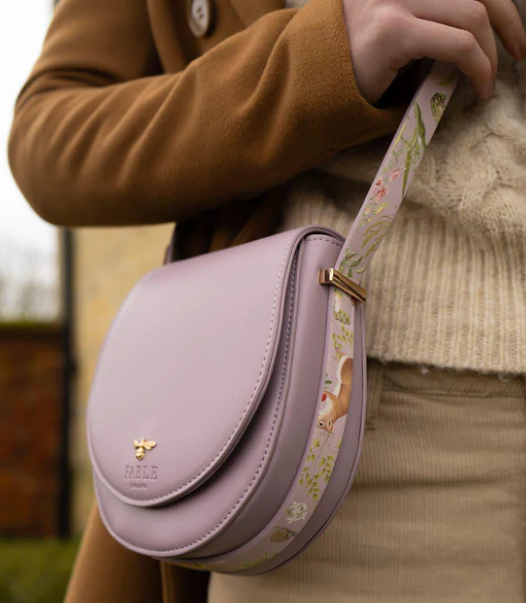 Fable Meadow Creatures Lilac Saddle Bag