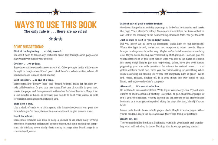 Mother & Son Journal - Our Back and Forth Journal