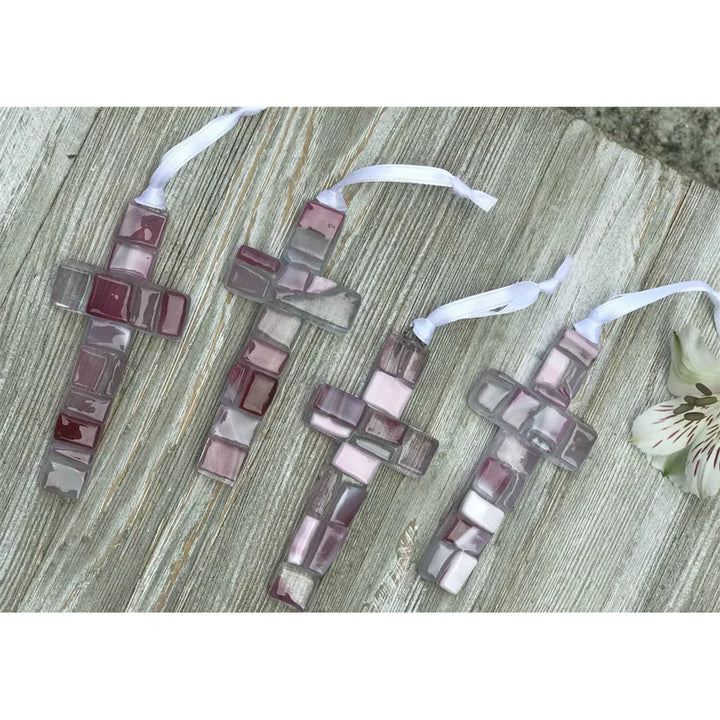 Nurse Cross: Handmade Mosaic Glass