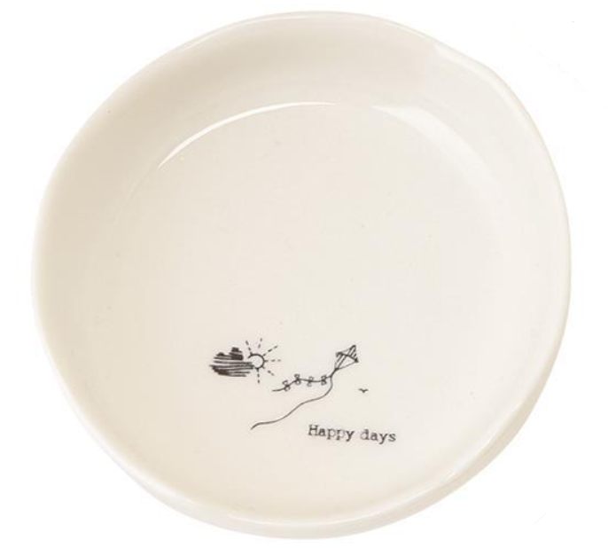 Sweet Sayings Dish - Happy Days