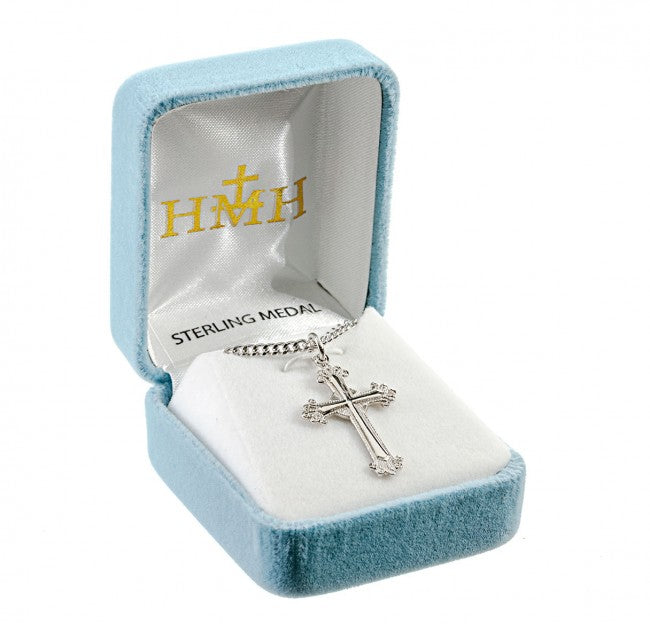 Sterling Silver Fancy Cross