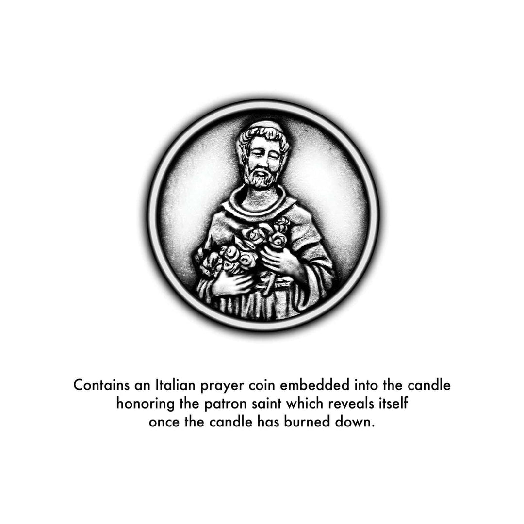 Saint Francis of Assisi Candle