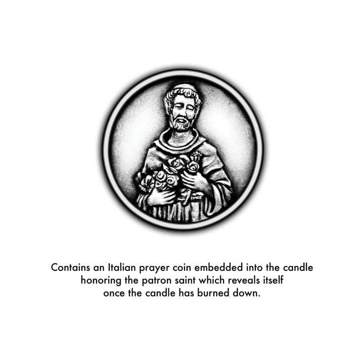 Saint Francis of Assisi Candle