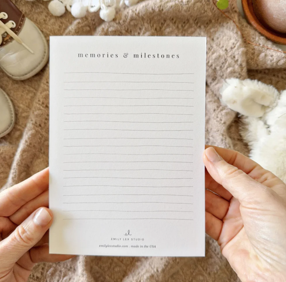 Baby Month Milestone Cards