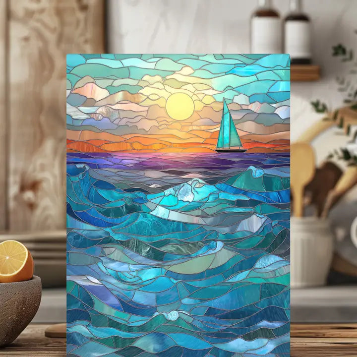 Tempered Glass Board - Seascape 8x11