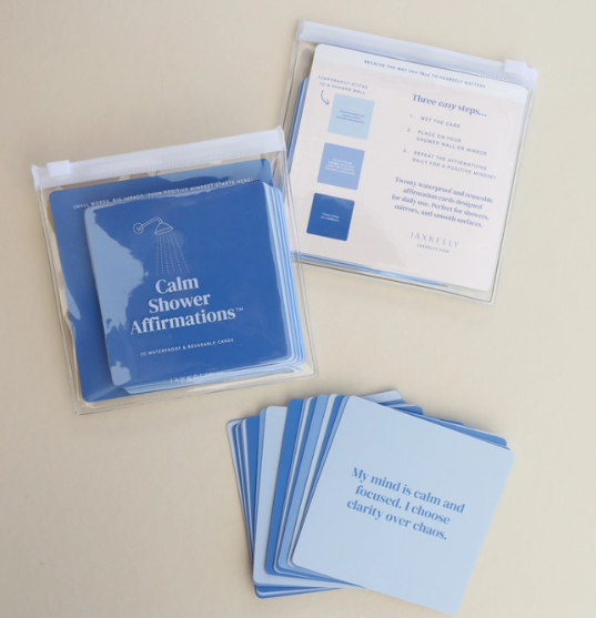Shower Affirmation Cards - Calm