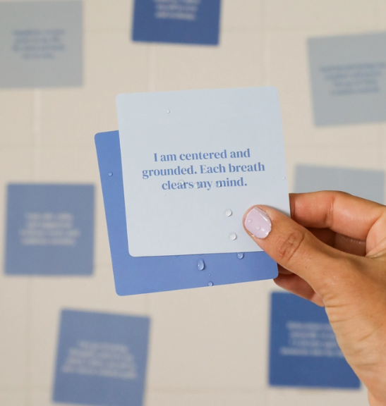 Shower Affirmation Cards - Calm