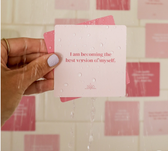 Shower Affirmation Cards - Self Love